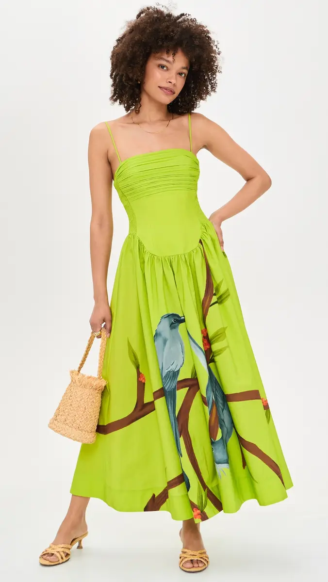 Farm Rio Green Maxi Dress | Thumbnail 5 Farm Rio Green Maxi Dress | Thumbnail 5