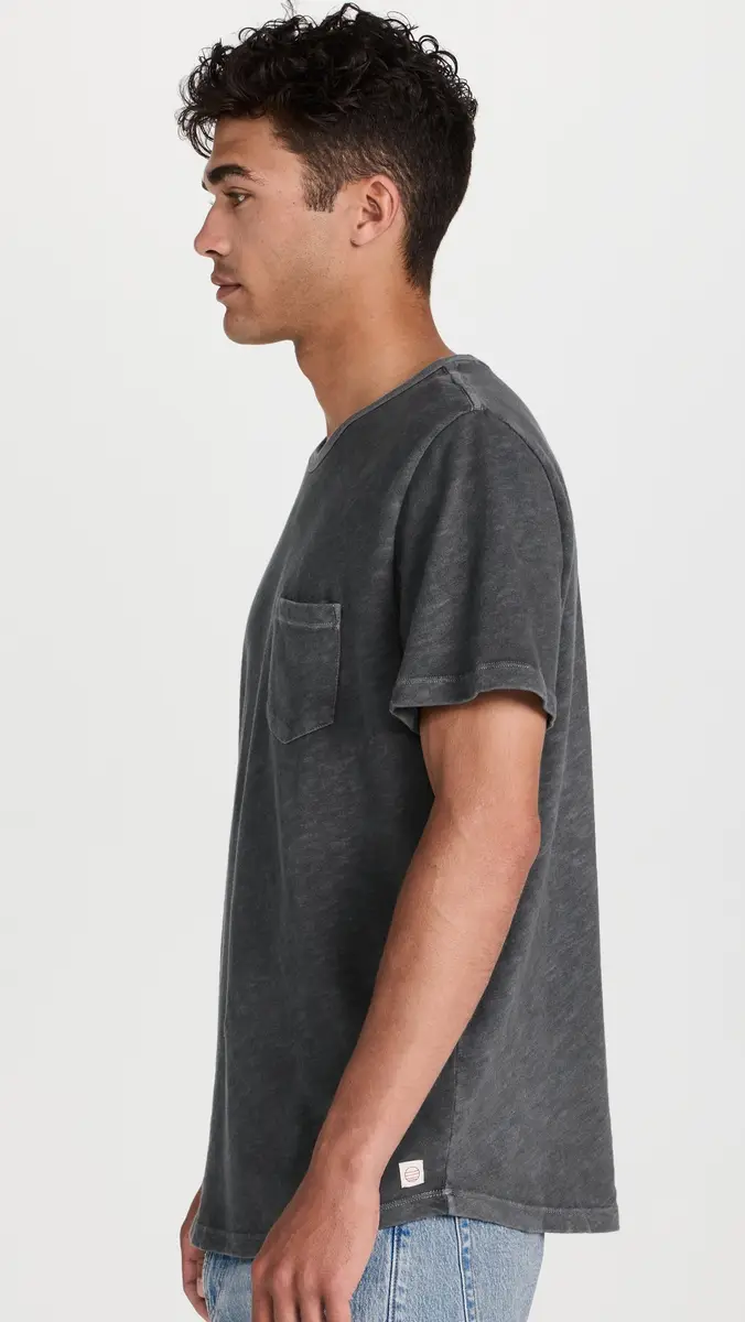 Marine Layer Relaxed Heavy Slub Pocket Tee Forged Iron | Thumbnail 4 Marine Layer Relaxed Heavy Slub Pocket Tee Forged Iron | Thumbnail 4