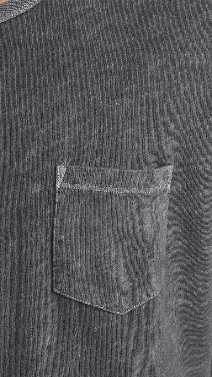 Marine Layer Relaxed Heavy Slub Pocket Tee Forged Iron | Thumbnail 6 Marine Layer Relaxed Heavy Slub Pocket Tee Forged Iron | Thumbnail 6