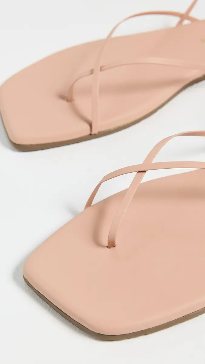 TKEES Square Toe Millie Sandals Nude Beach | Thumbnail 6