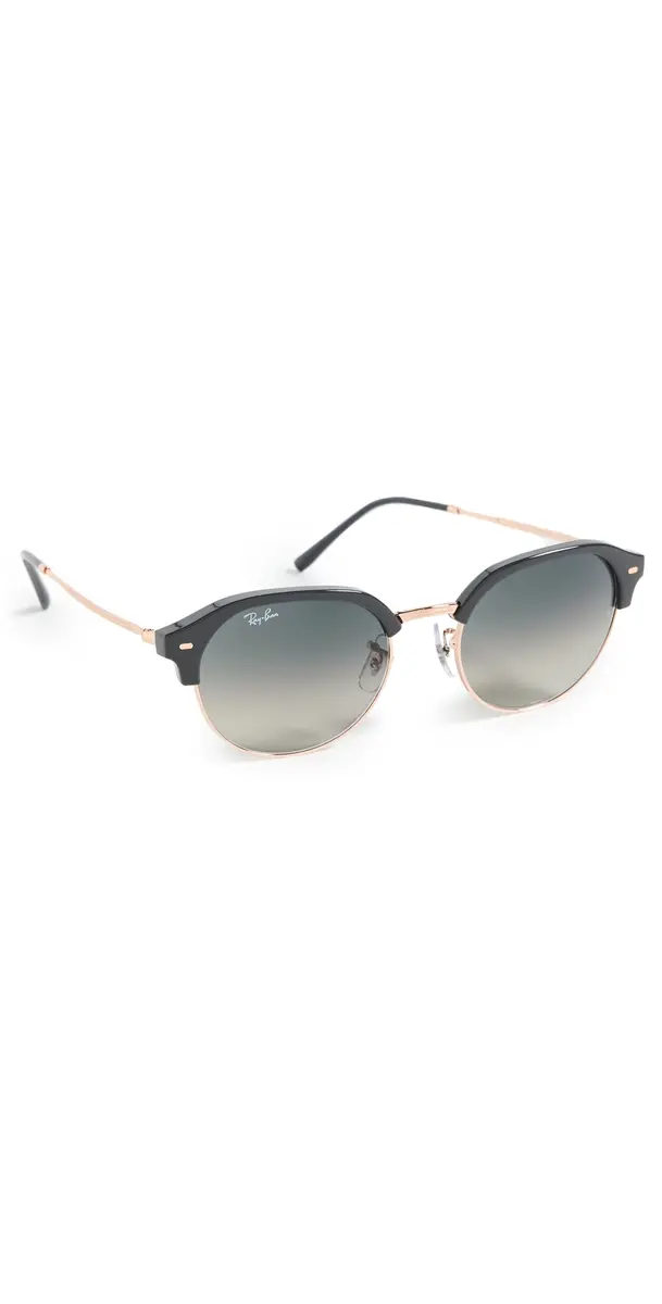 Ray-Ban 0RB4429 Round Sunglasses Dark Grey/Grey One Size | Image 1 Ray-Ban 0RB4429 Round Sunglasses Dark Grey/Grey One Size | Image 1