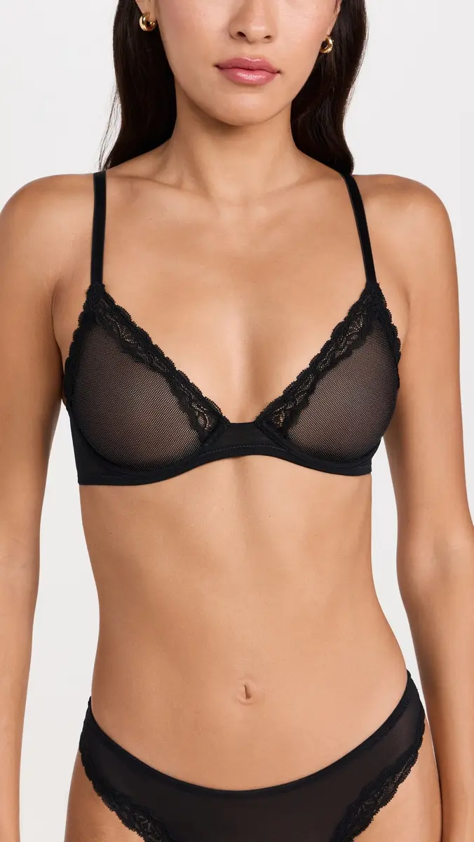 Skarlett Blue Passion Unlined Underwire Bra Black | Thumbnail 2