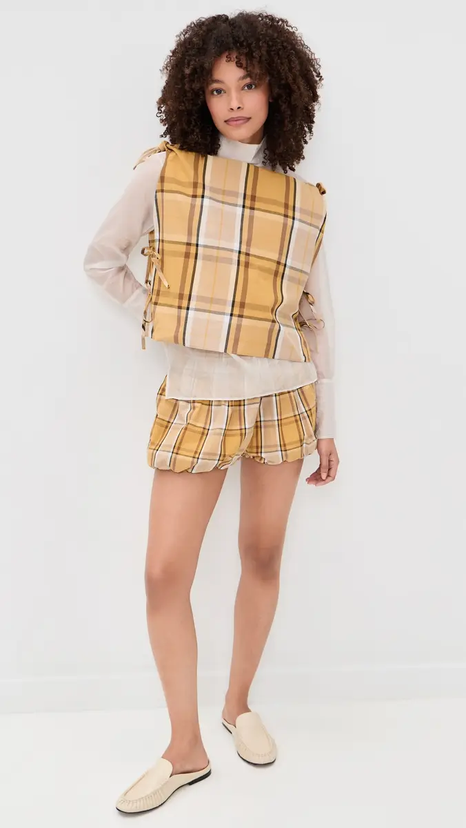 Sea Copeland Plaid Top Yellow | Thumbnail 5 Sea Copeland Plaid Top Yellow | Thumbnail 5