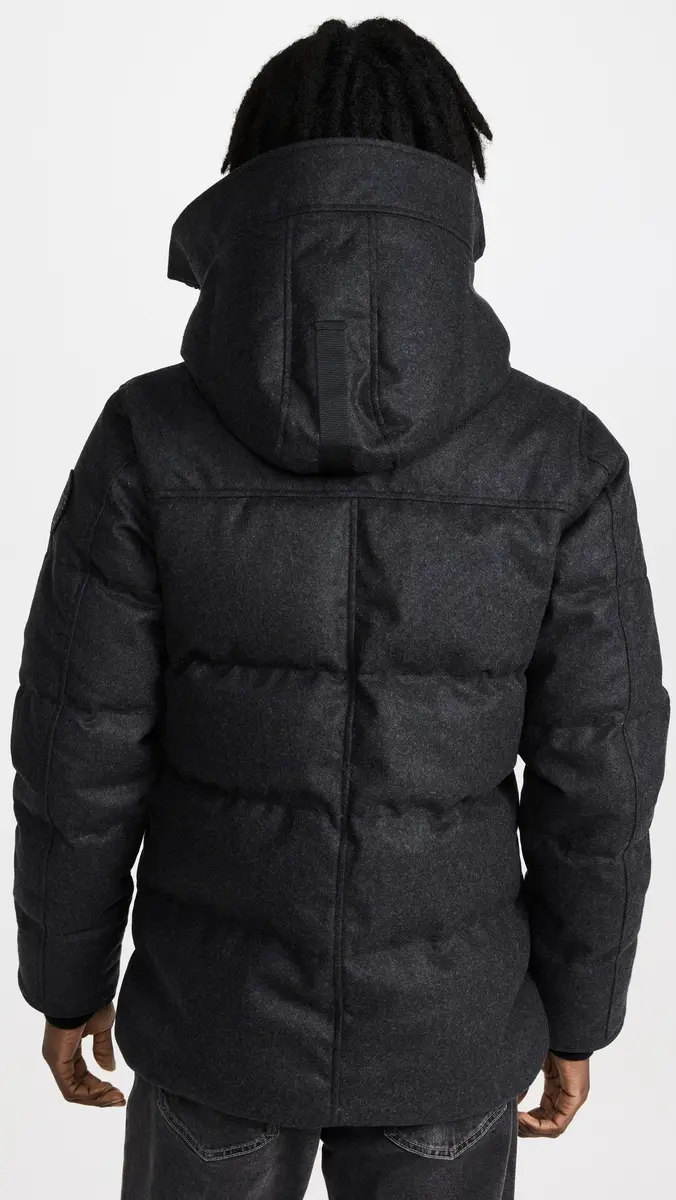 Canada Goose MacMillan Wool Parka Carbon Mel | Thumbnail 3 Canada Goose MacMillan Wool Parka Carbon Mel | Thumbnail 3