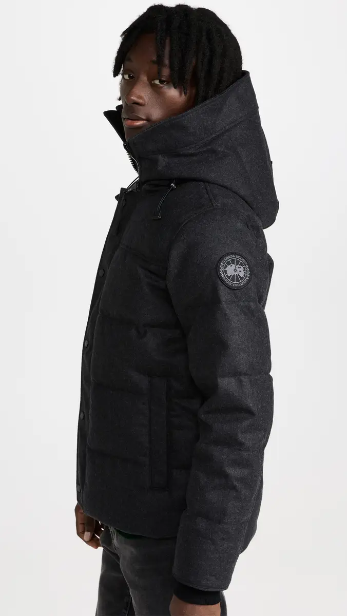 Canada Goose MacMillan Wool Parka Carbon Mel | Thumbnail 4 Canada Goose MacMillan Wool Parka Carbon Mel | Thumbnail 4