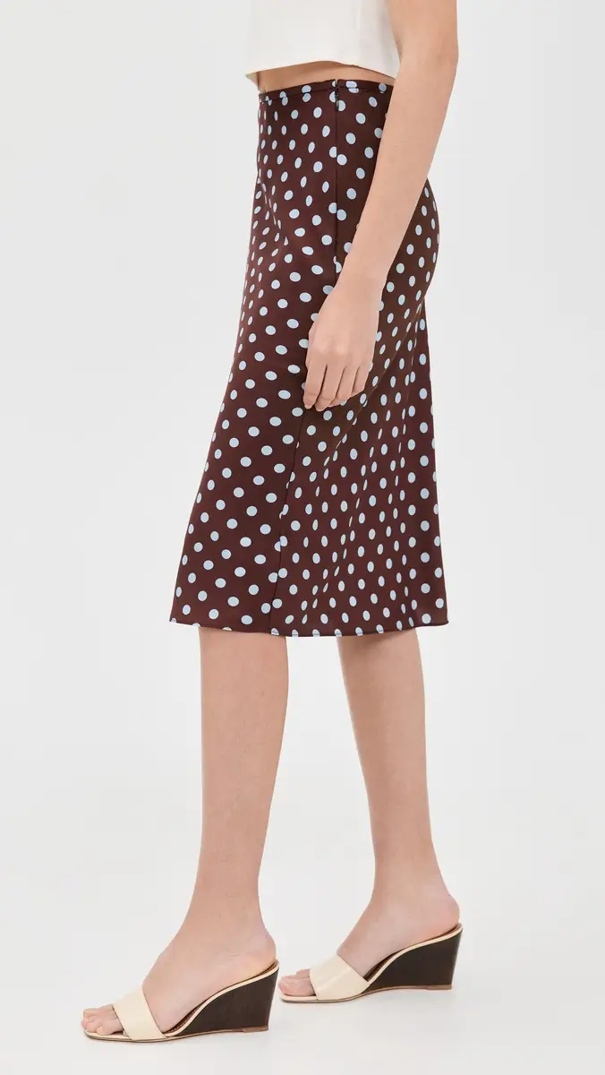 POSSE Leo Skirt Chocolate Polka Dot | Thumbnail 4 POSSE Leo Skirt Chocolate Polka Dot | Thumbnail 4