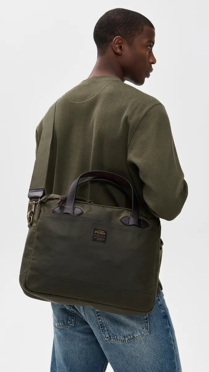 Filson Tin Cloth Compact Briefcase | Thumbnail 4 Filson Tin Cloth Compact Briefcase | Thumbnail 4