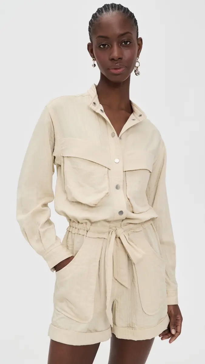 Isabel Marant Étoile Betyna Romper Ecru | Thumbnail 2 Isabel Marant Étoile Betyna Romper Ecru | Thumbnail 2