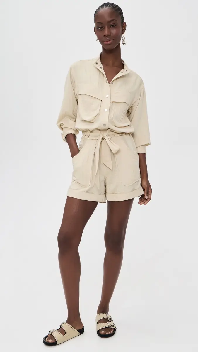 Isabel Marant Étoile Betyna Romper Ecru | Thumbnail 5 Isabel Marant Étoile Betyna Romper Ecru | Thumbnail 5