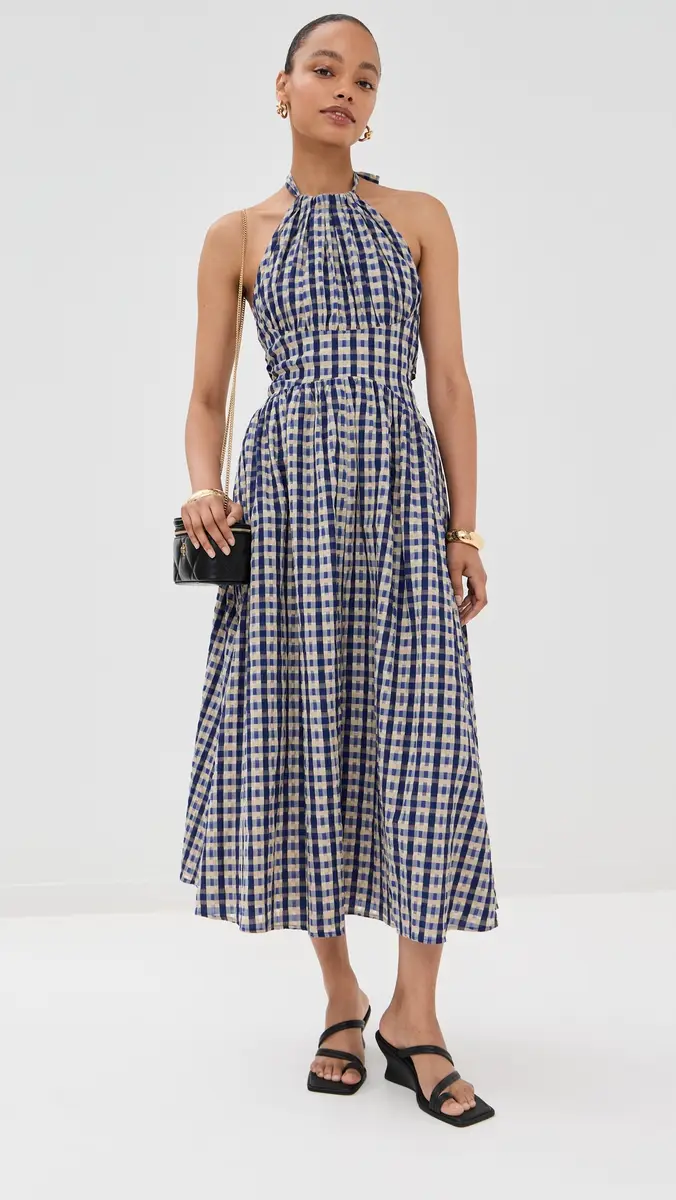 Rosie Assoulin Halter In The Name of Love Dress | Thumbnail 5 Rosie Assoulin Halter In The Name of Love Dress | Thumbnail 5
