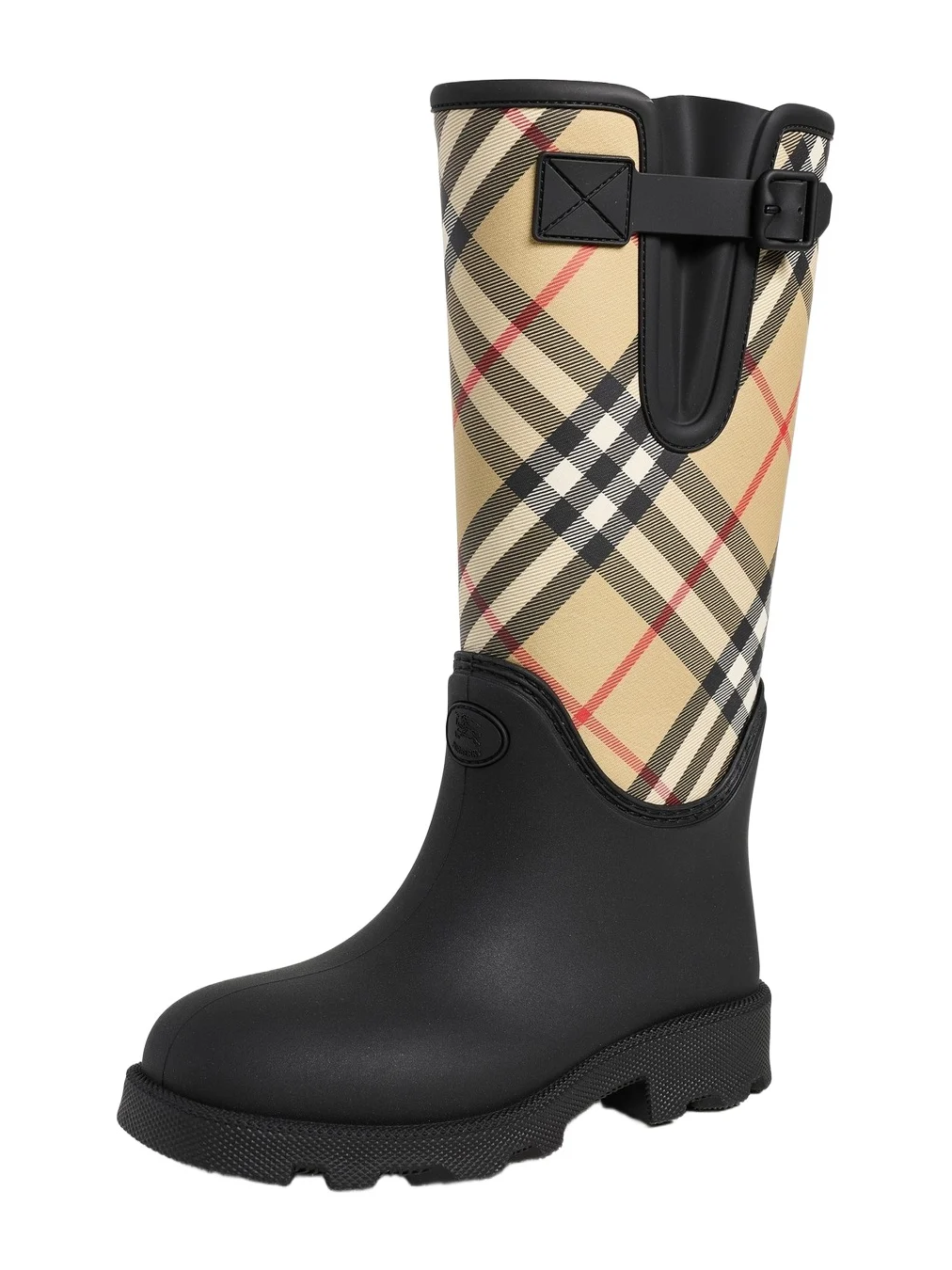 Burberry Rubber Marsh Stamp High Boots