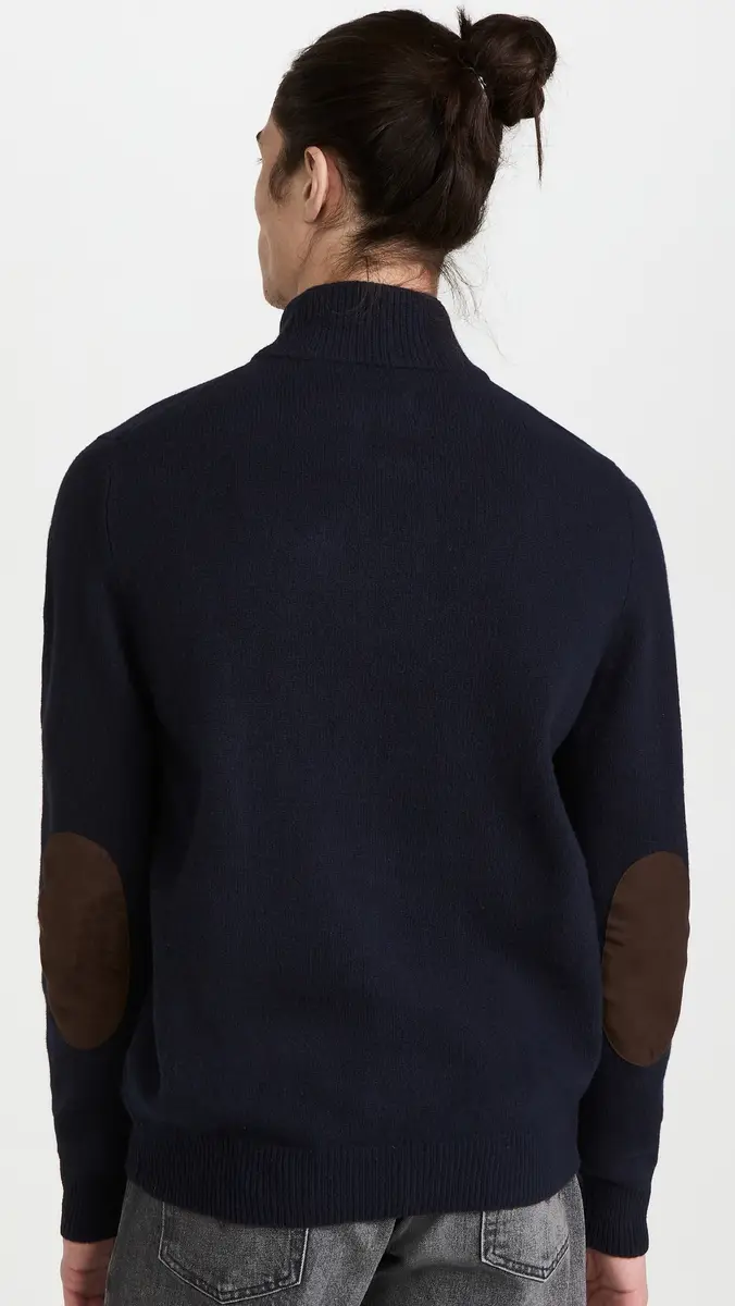 Barbour Elbow Patch Button Sweater | Thumbnail 3 Barbour Elbow Patch Button Sweater | Thumbnail 3