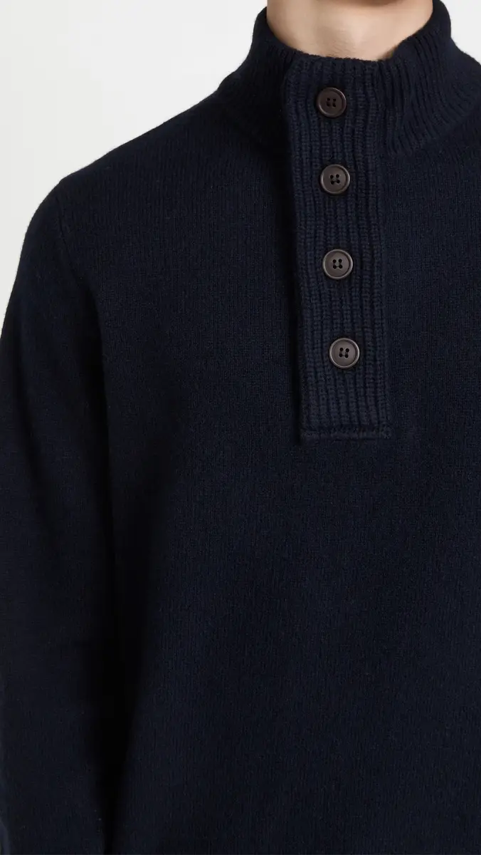 Barbour Elbow Patch Button Sweater | Thumbnail 6 Barbour Elbow Patch Button Sweater | Thumbnail 6
