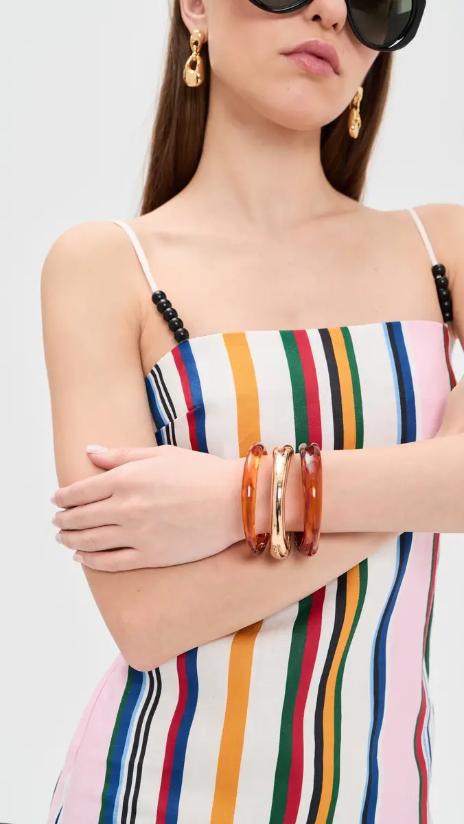 BaubleBar Raven Resin Bangle Set | Thumbnail 3