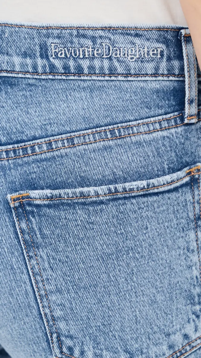 Favorite Daughter The Dot Mid Rise Straight Ankle Jeans | Thumbnail 6 Favorite Daughter The Dot Mid Rise Straight Ankle Jeans | Thumbnail 6