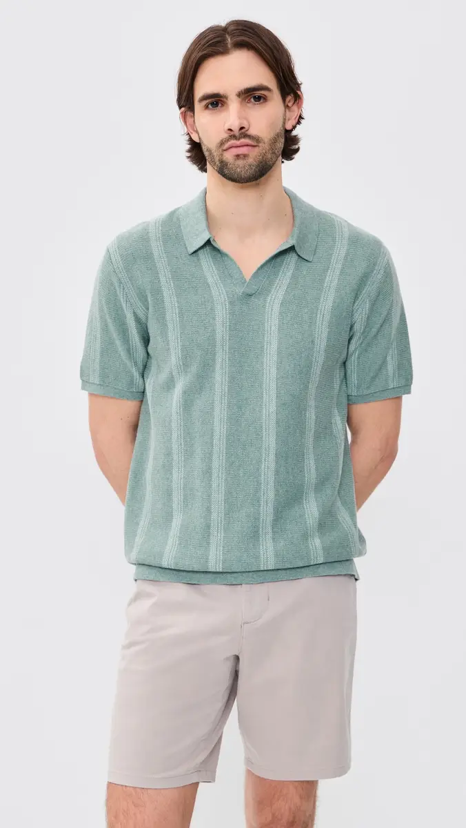 Marine Layer Liam Sweater Polo | Thumbnail 2 Marine Layer Liam Sweater Polo | Thumbnail 2