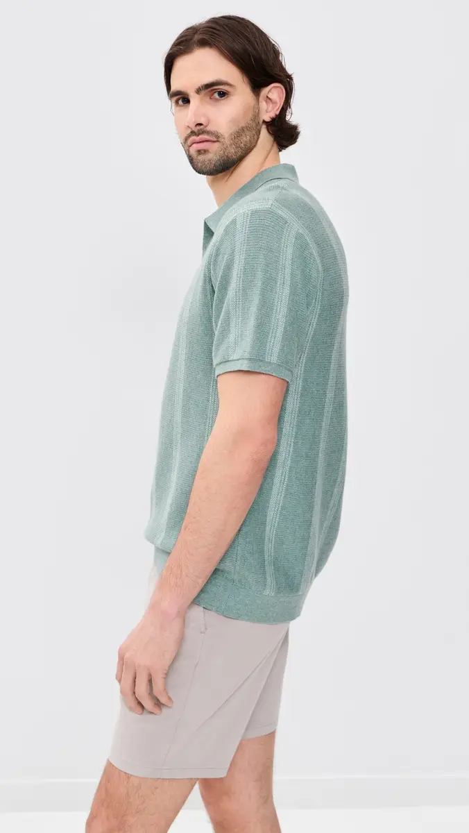 Marine Layer Liam Sweater Polo | Thumbnail 4 Marine Layer Liam Sweater Polo | Thumbnail 4