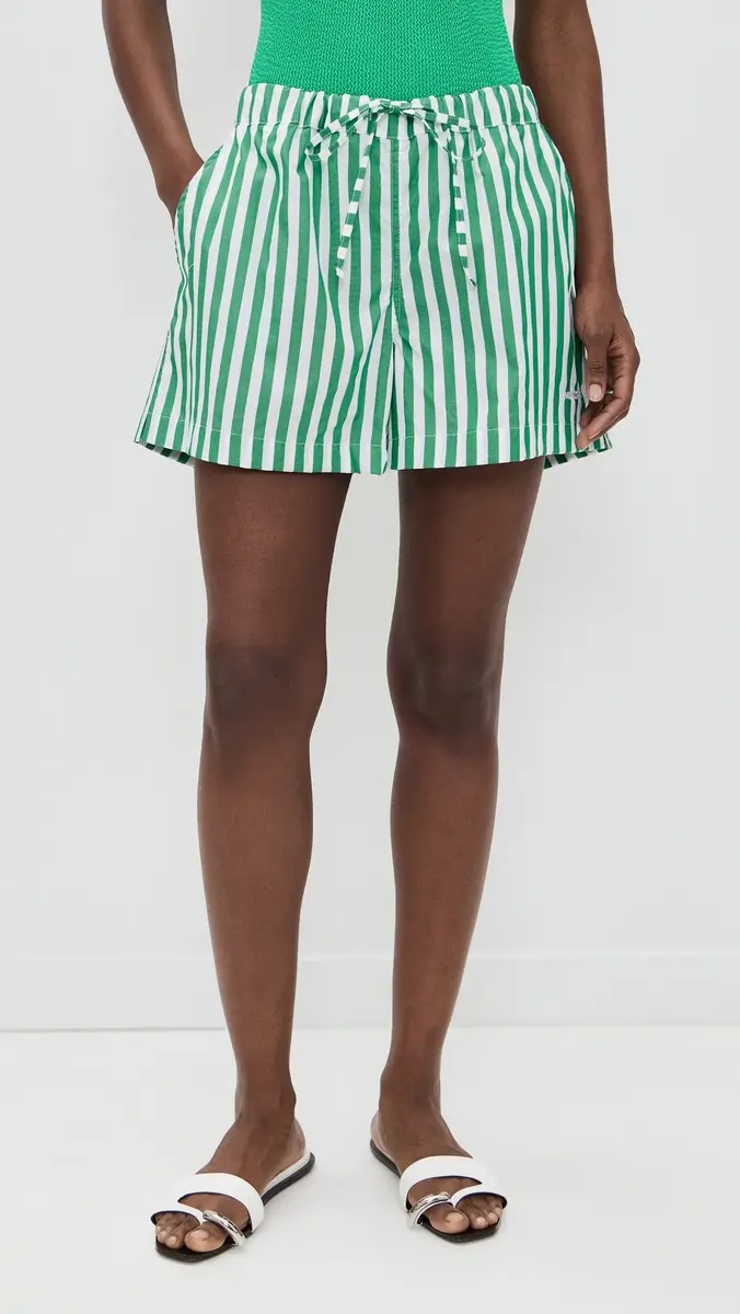 Hunza G Cabana Shorts Emerald Cabana Stripe | Thumbnail 2 Hunza G Cabana Shorts Emerald Cabana Stripe | Thumbnail 2