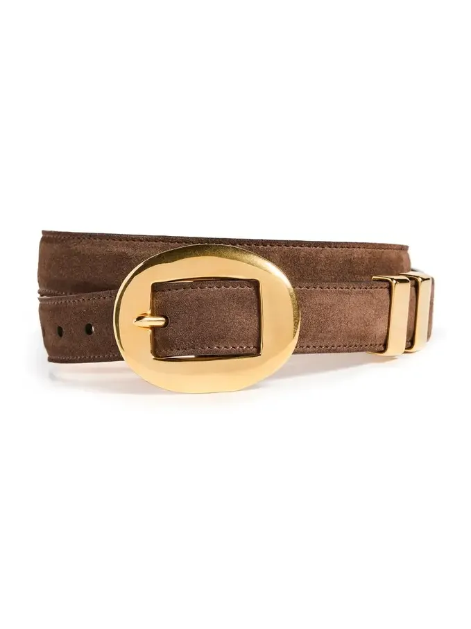 Vintage Brass Buckle Belt
