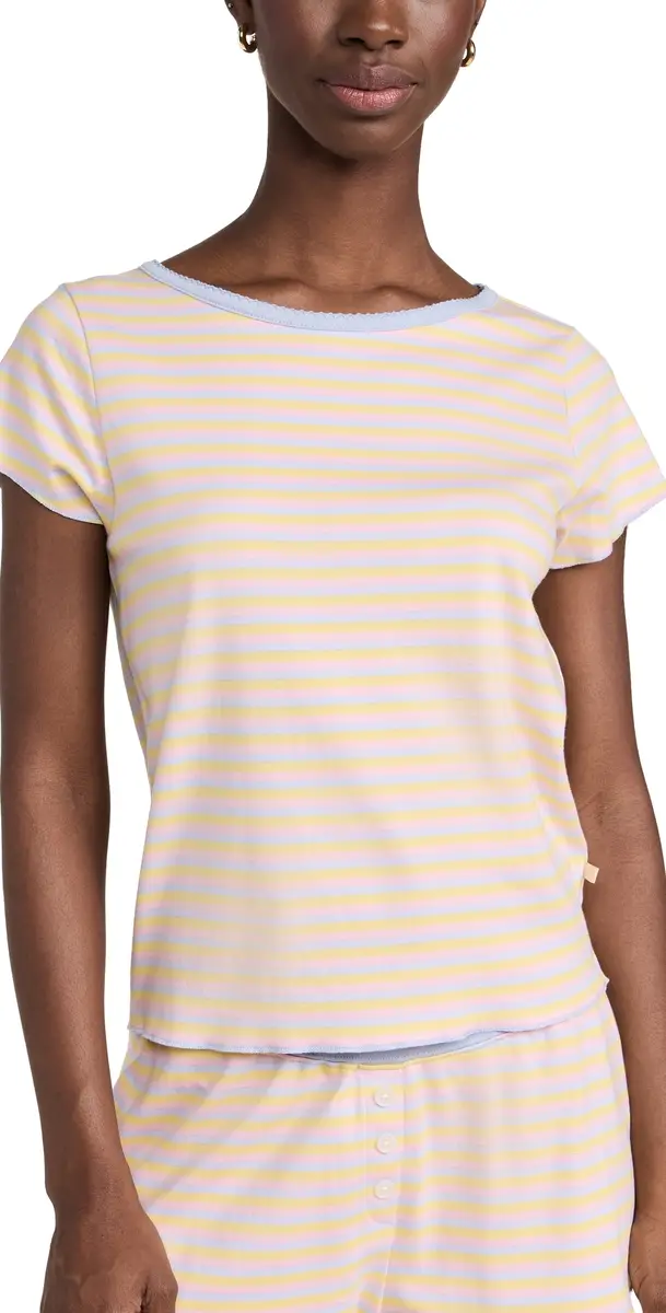 Cozyland by Morgan Lane Baby Jean Tee Rainbow Dream | Image 1 Cozyland by Morgan Lane Baby Jean Tee Rainbow Dream | Image 1