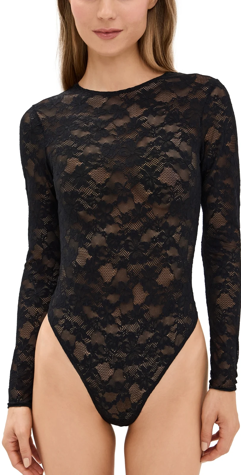 Le Stretch Long Sleeve Thong Bodysuit Le Stretch Long Sleeve Thong Bodysuit