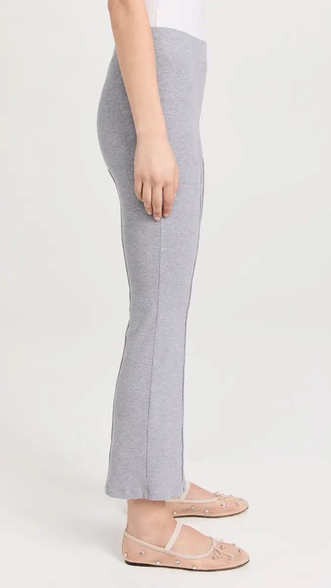 DONNI. DONNI. Rib Kick Flare Trousers | Thumbnail 4 DONNI. DONNI. Rib Kick Flare Trousers | Thumbnail 4
