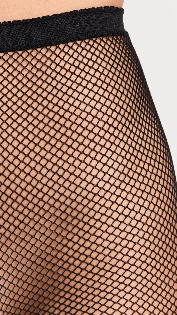 Stems Micro Fishnet Tights Black | Thumbnail 4