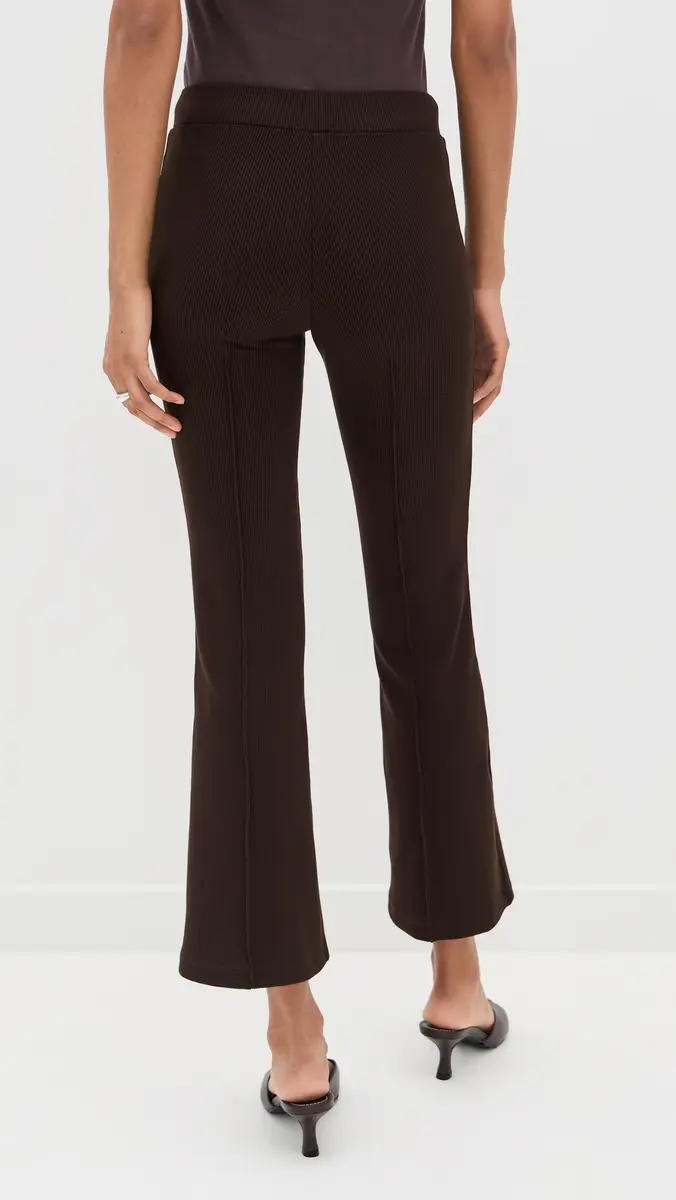 DONNI. DONNI. Rib Kick Flare Trousers | Thumbnail 3 DONNI. DONNI. Rib Kick Flare Trousers | Thumbnail 3