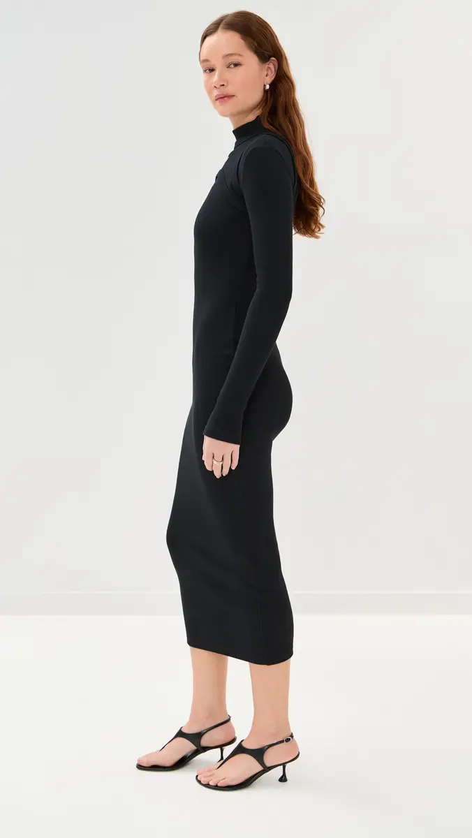 Off-White Off Stamp Rib Round Long Dress | Thumbnail 4 Off-White Off Stamp Rib Round Long Dress | Thumbnail 4