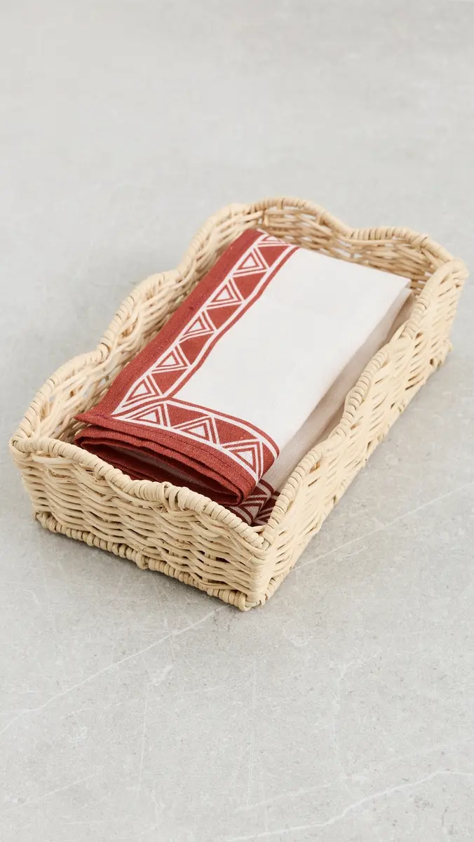 Weezie Rattan Tray | Thumbnail 3