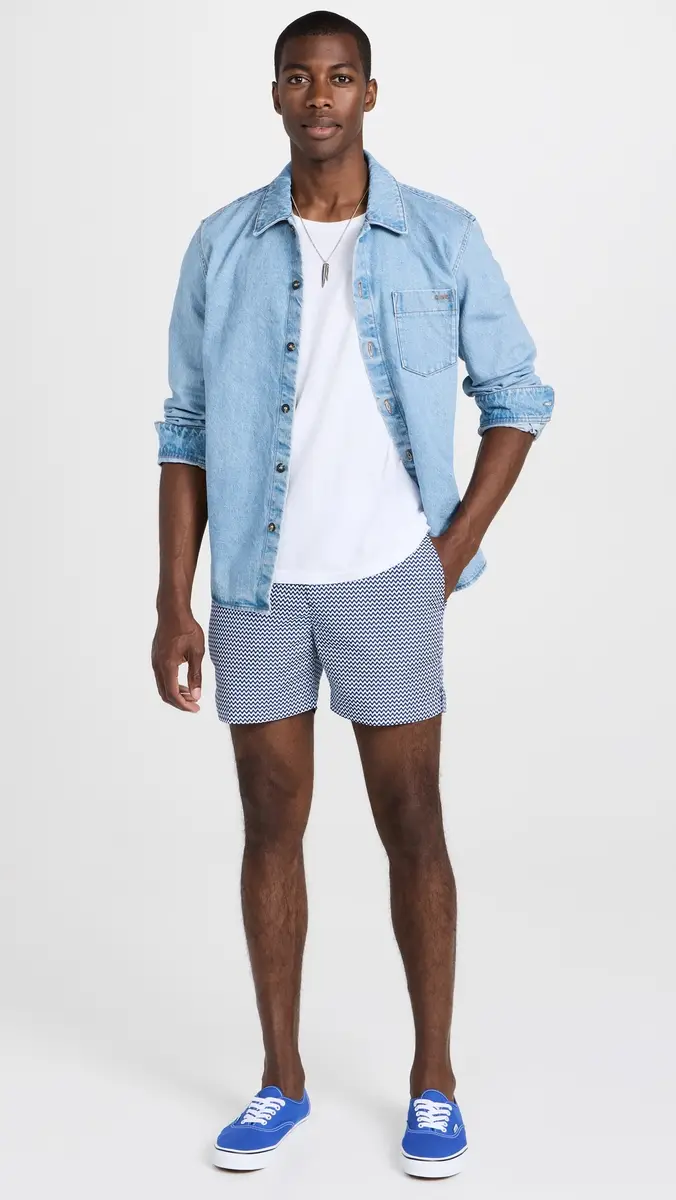 Frescobol Carioca Copacabana Classic Swim Shorts 5 | Thumbnail 5 Frescobol Carioca Copacabana Classic Swim Shorts 5 | Thumbnail 5