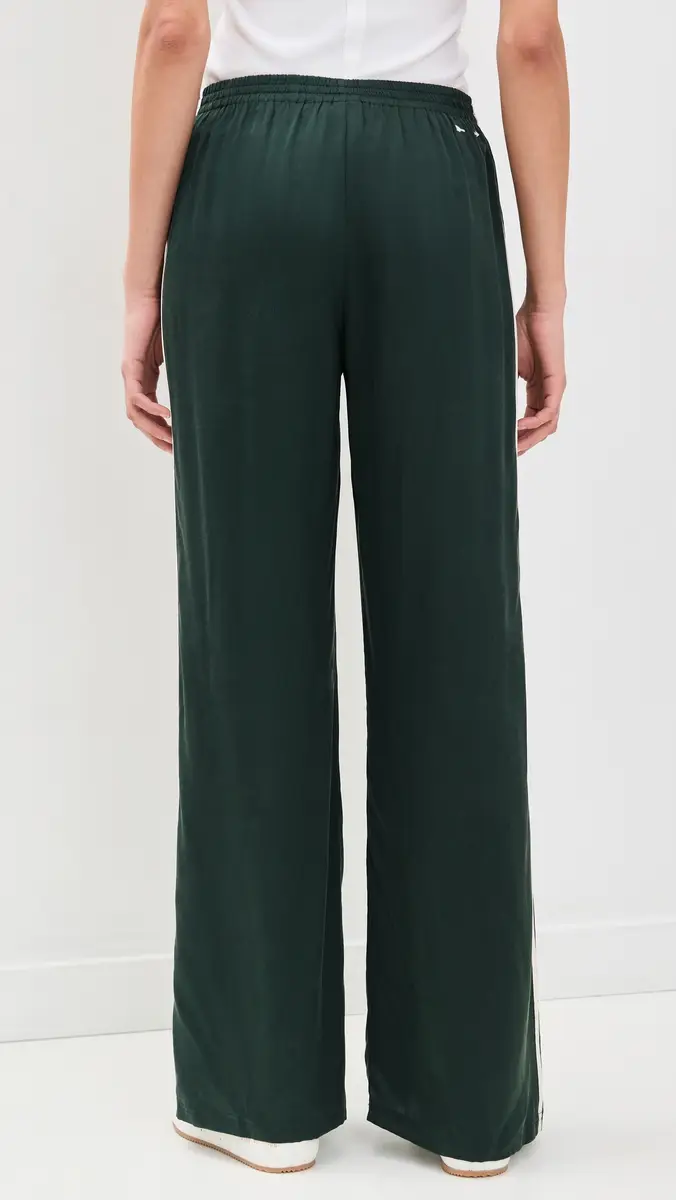 The Upside Marnie Silk Track Pants Green | Thumbnail 3