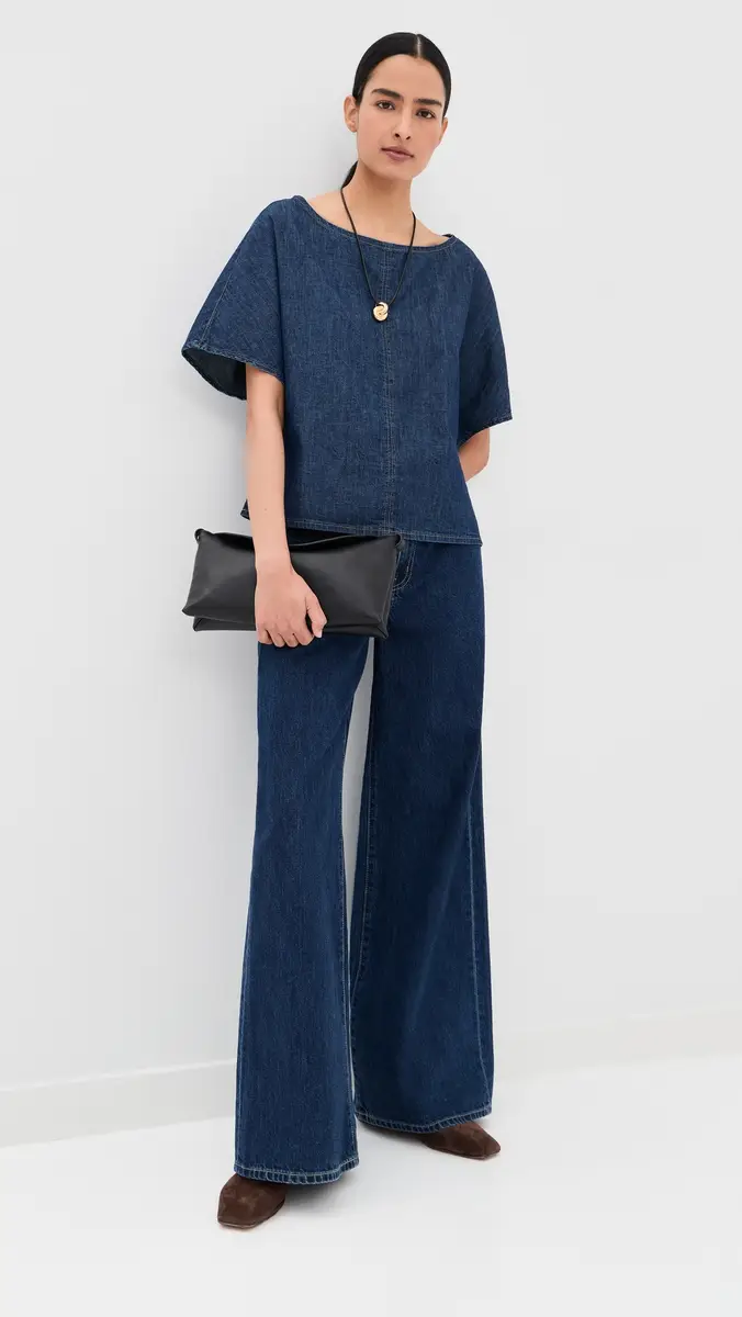 TWP Simple Denim Tee Dark tone | Thumbnail 5 TWP Simple Denim Tee Dark tone | Thumbnail 5