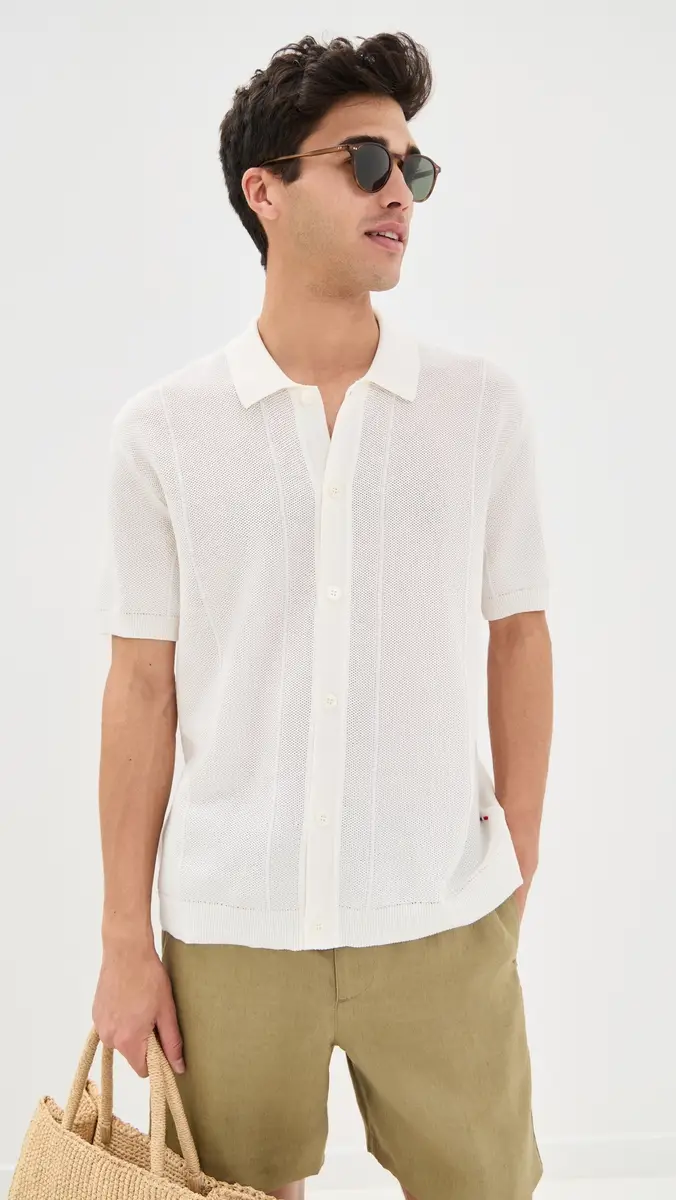 Orlebar Brown Tiernan Knit Button Polo | Thumbnail 2