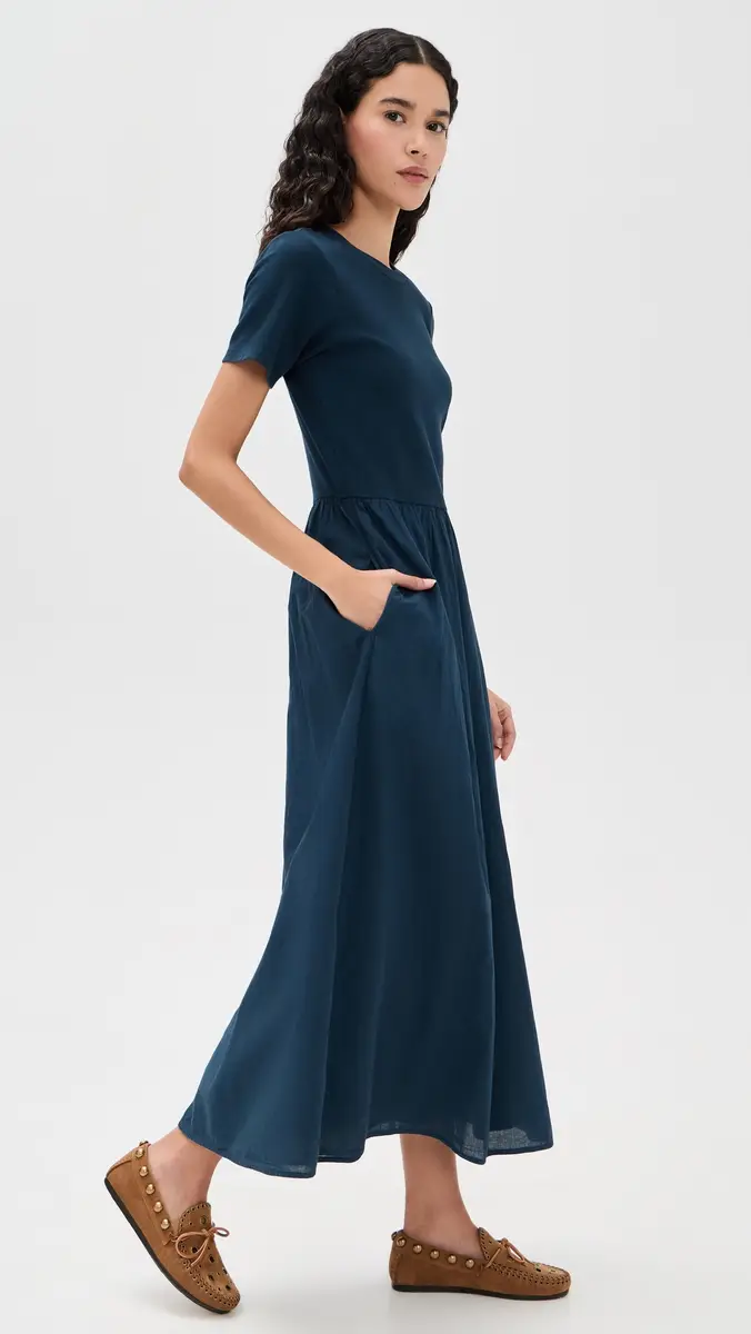 XÍRENA Fayth Dress Navy | Thumbnail 4 XÍRENA Fayth Dress Navy | Thumbnail 4