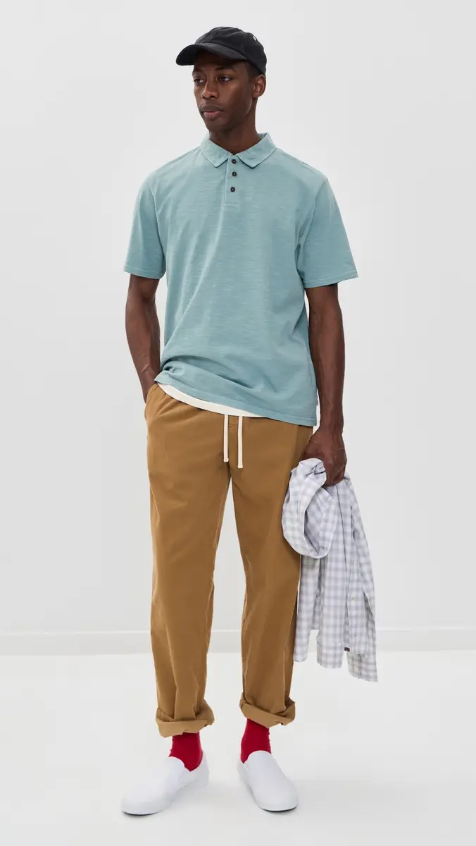 Katin Slub Polo Air Force Blue | Thumbnail 5 Katin Slub Polo Air Force Blue | Thumbnail 5