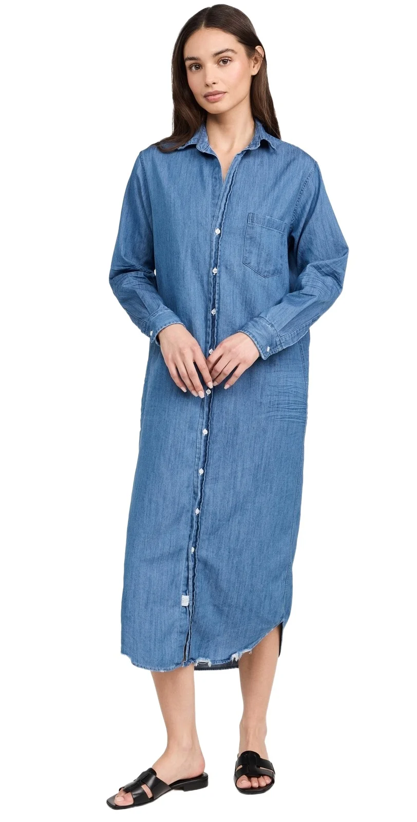 FRANK & EILEEN Chambray Shirtdress