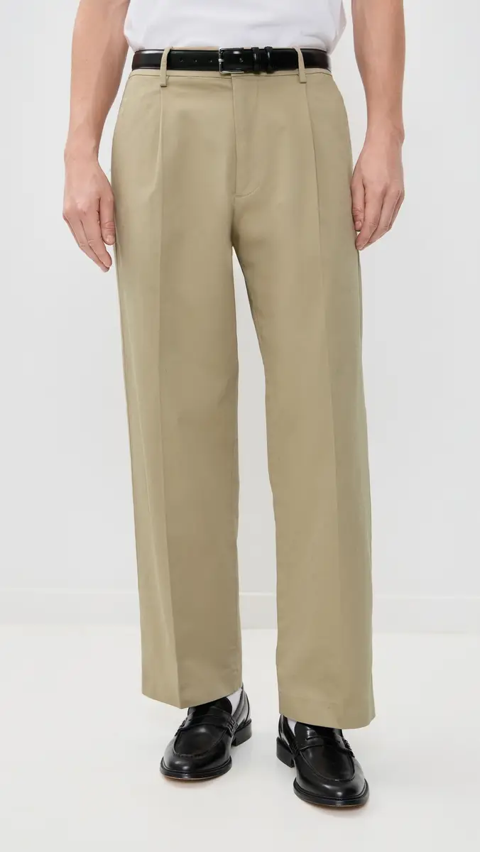 NN07 Kaye Cotton Relaxed Pleated Trousers Desert Khaki | Thumbnail 2 NN07 Kaye Cotton Relaxed Pleated Trousers Desert Khaki | Thumbnail 2
