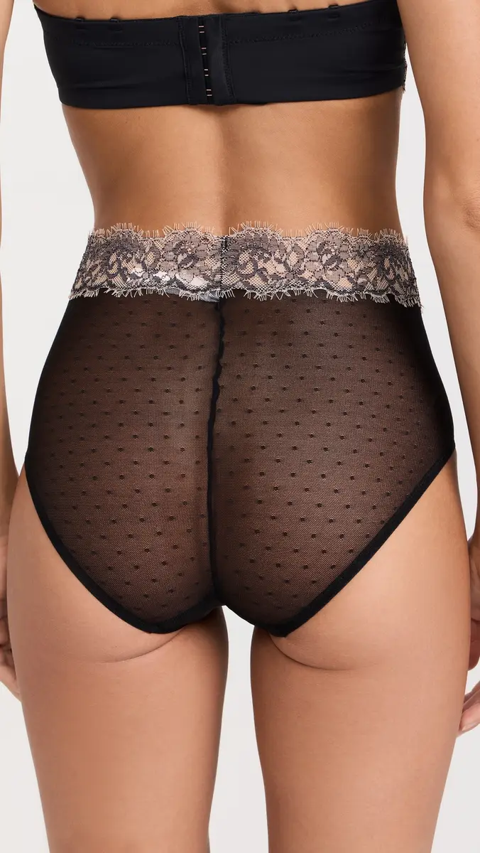 Skarlett Blue Entice High Waisted Briefs Black | Thumbnail 3