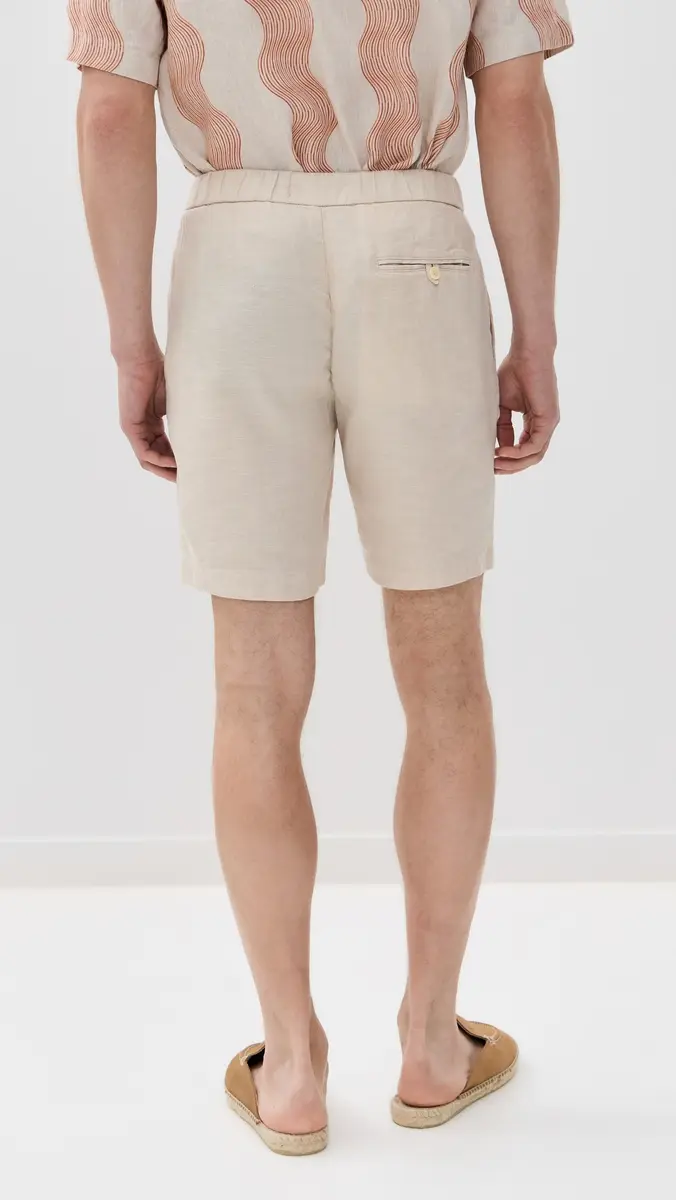 Frescobol Carioca Felipe Linen Shorts 8 | Thumbnail 3
