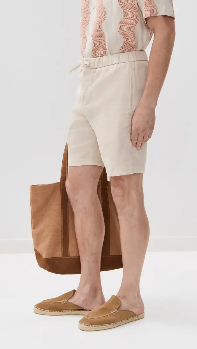 Frescobol Carioca Felipe Linen Shorts 8 | Thumbnail 4
