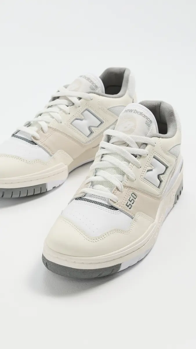 New Balance 550 Sneakers White/White | Thumbnail 4