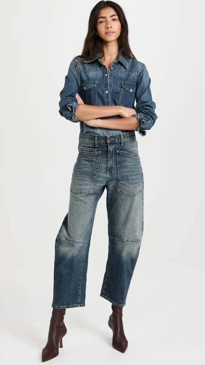 Nili Lotan Travis Denim Shirt | Thumbnail 5