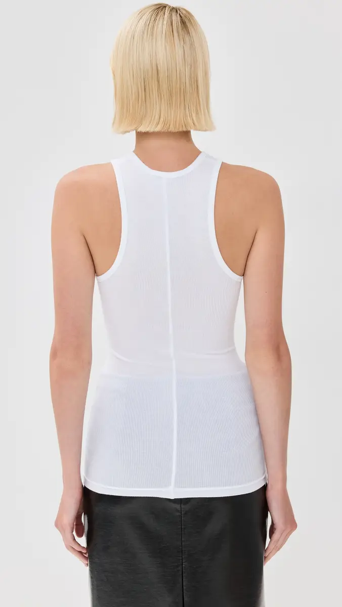 Tibi Circular Fine Rib T Tank | Thumbnail 3 Tibi Circular Fine Rib T Tank | Thumbnail 3