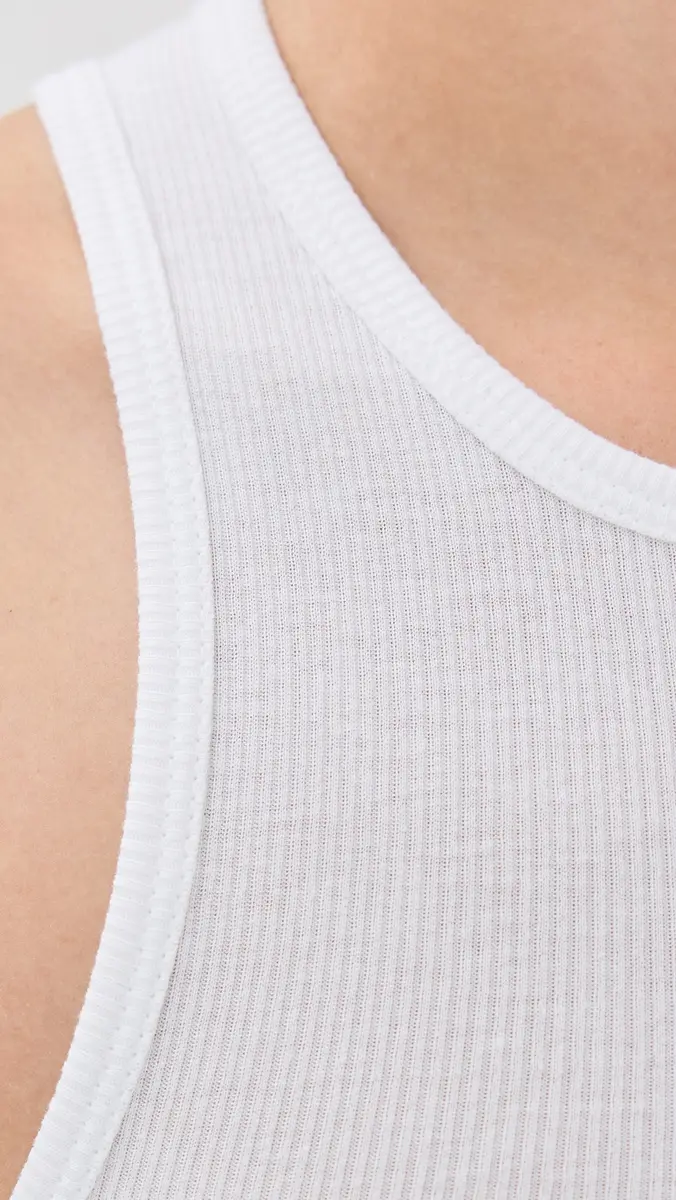 Tibi Circular Fine Rib T Tank | Thumbnail 6 Tibi Circular Fine Rib T Tank | Thumbnail 6