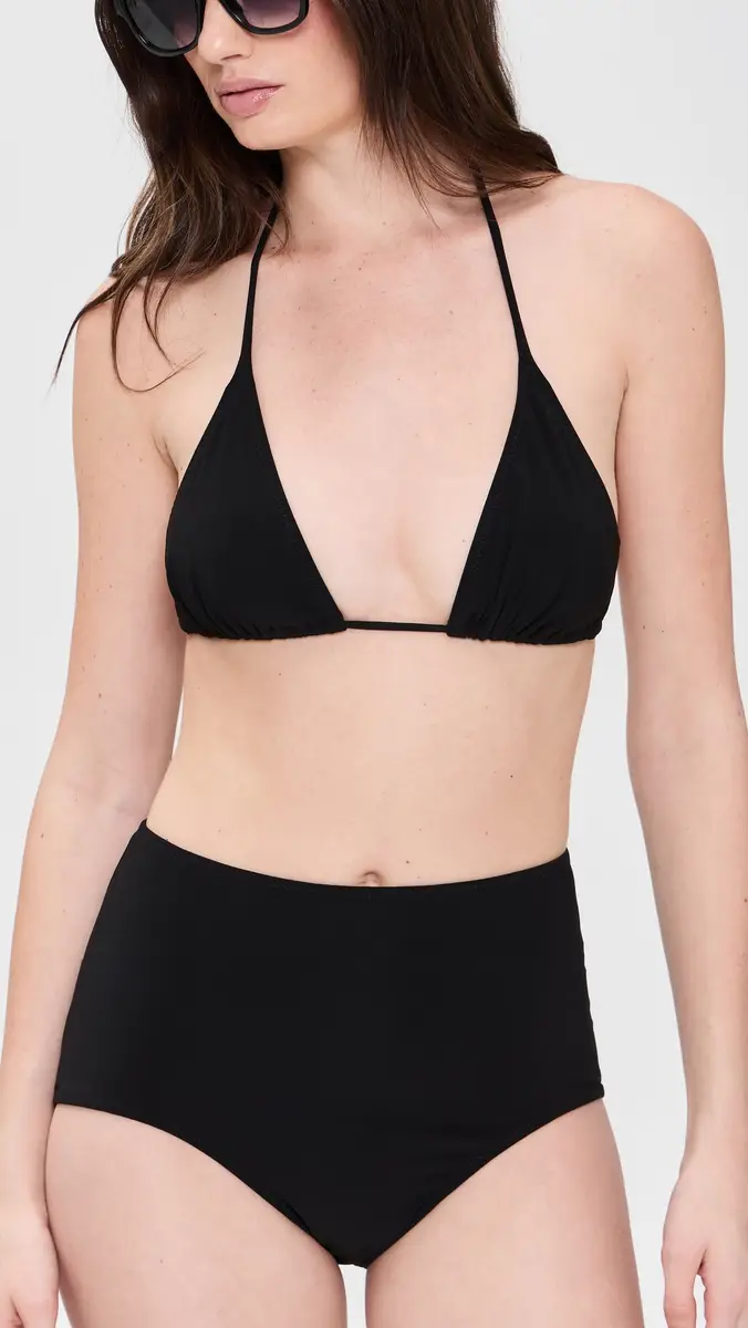 Norma Kamali String Bikini Bra Black | Thumbnail 2