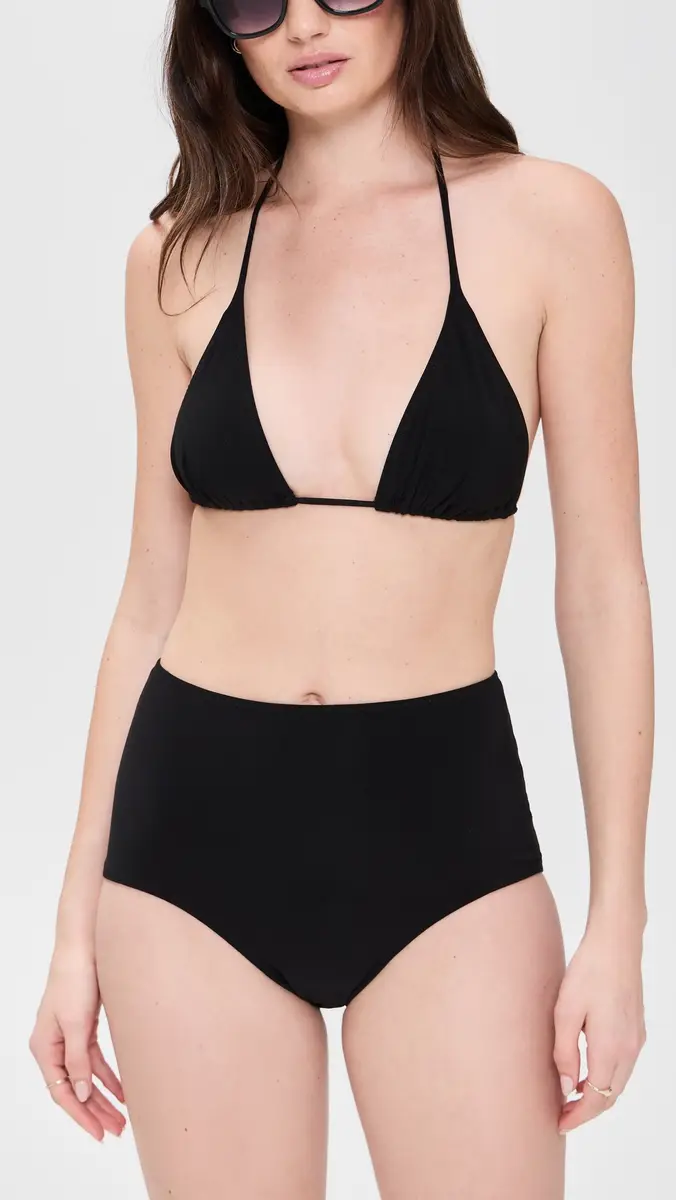 Norma Kamali String Bikini Bra Black | Thumbnail 5
