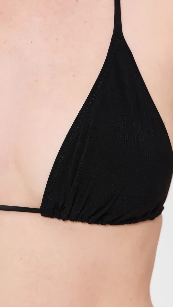 Norma Kamali String Bikini Bra Black | Thumbnail 6