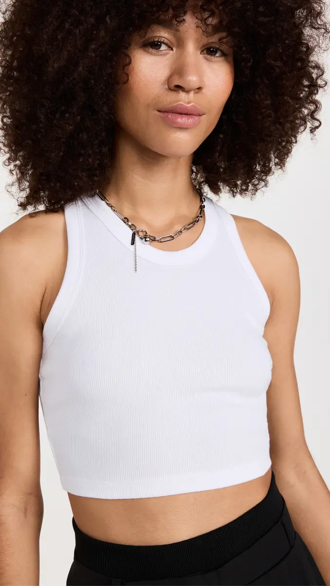 Leset Kelly Racerback Tank White | Thumbnail 2