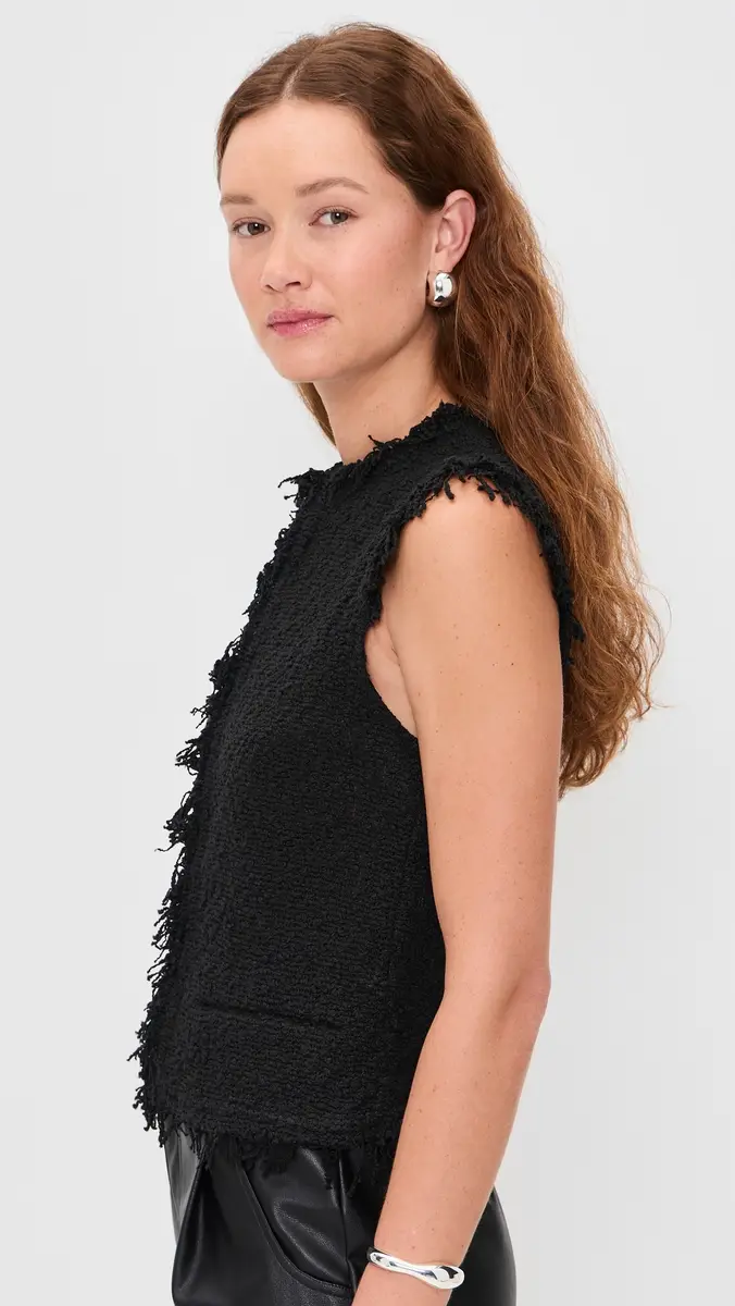 IRO Shanny Sweater Vest Black | Thumbnail 4